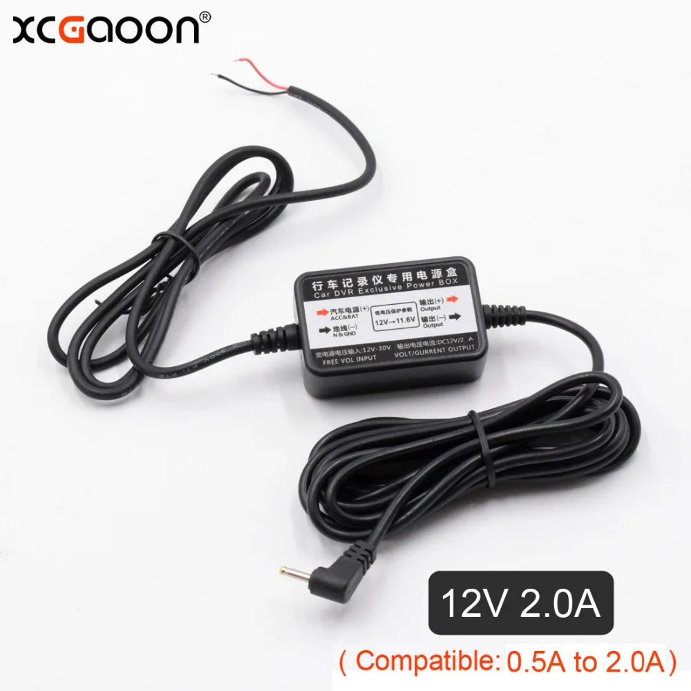 XCGaoon Diameter 2.5mm Port Car DC Converter Module Input 12V 24V Ouput 2.0A with 3.1meter Low Voltage Protection | Автомобили и