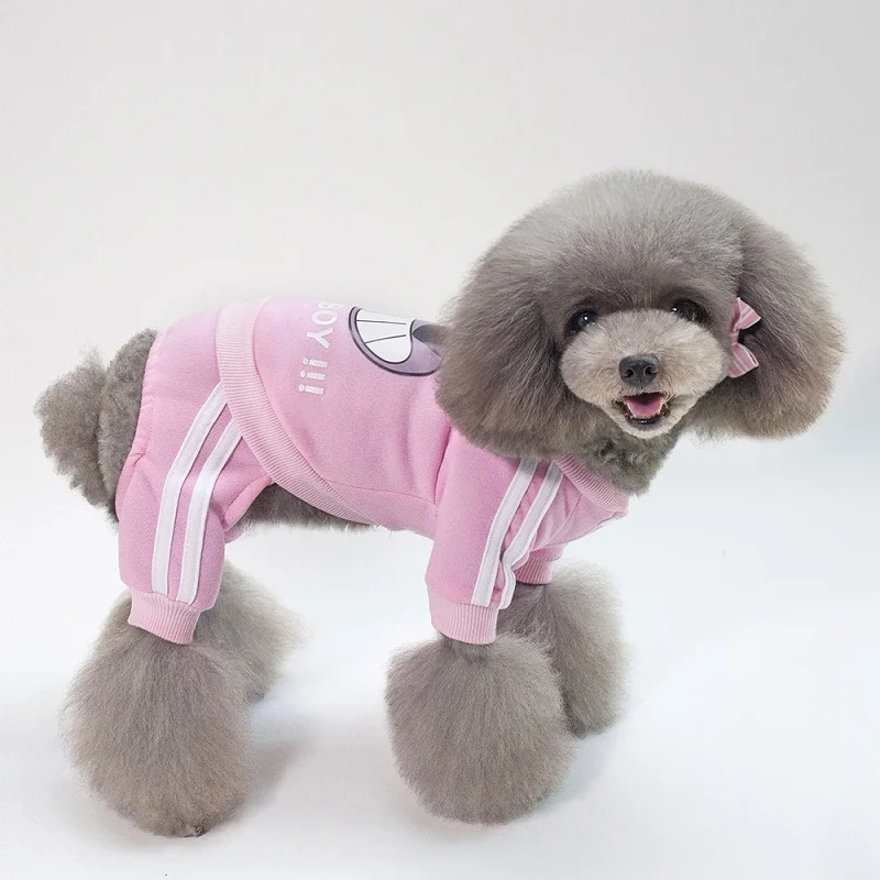 Cute Dog Clothes Sport Overalls Winter Warm Pet Puppy Chihuahua Shih tzu Jumpsuit S-XXL Free Shipping | Дом и сад