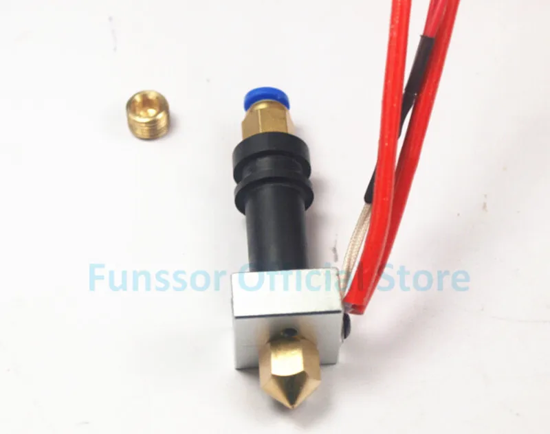 Funssor Reprap 3d printer peek J-head Hotend extruder nozzle hot end kit 0.4mm1.75mm filament Extruder i3 Mendel | Компьютеры и офис