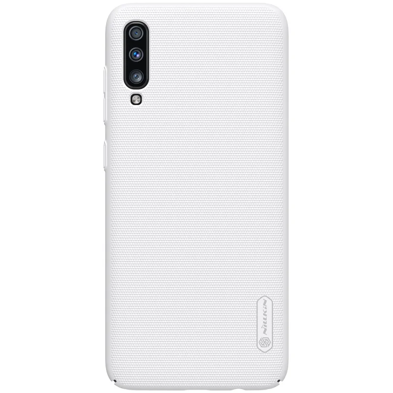 White Чехол A70 для samsung Galaxy A70, чехол, глобальная задняя крышка, супер матовый защитный чехол для samsung A70, чехол Nillkin - Цвет: White