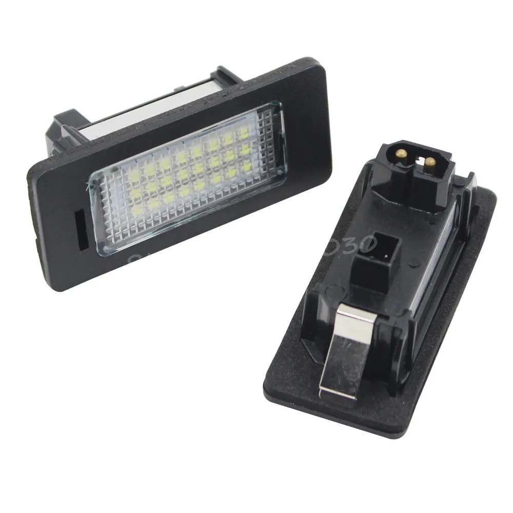 2 шт. Подсветка регистрационного номера 24 светодиодный 3528 SMD пульт дистанционного