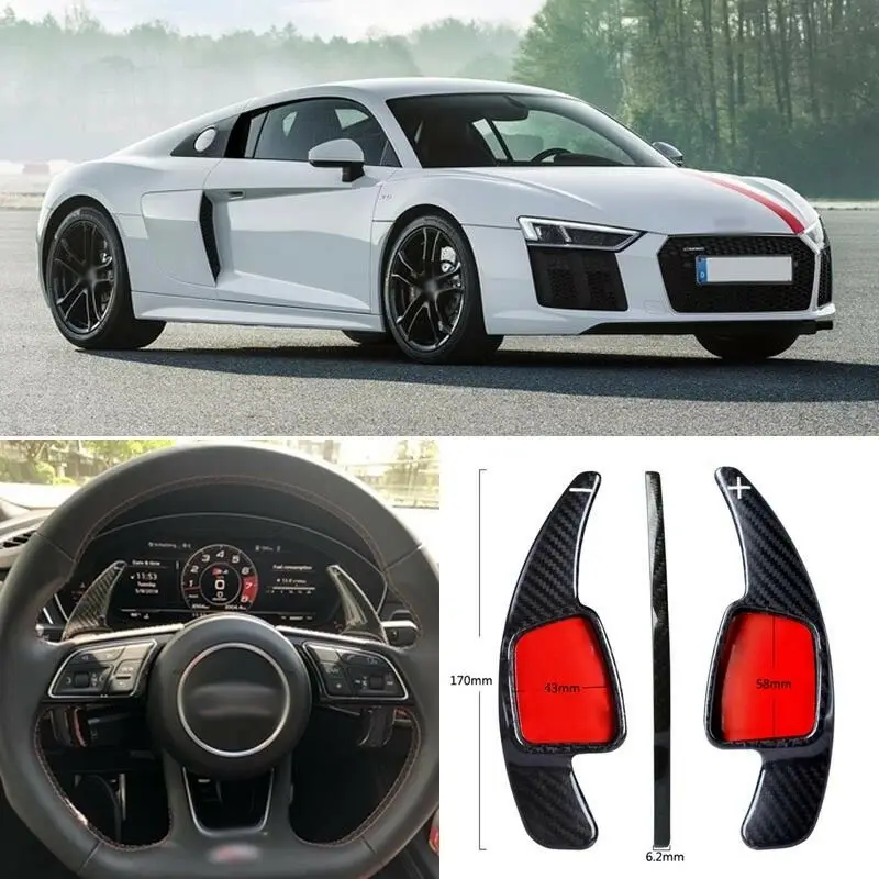 Рычаг переключения передач DSG из углеродного волокна для рулевого колеса