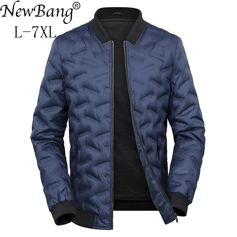NewBang Brand 6XL 7XL Plus Men Fashions Down Coat Male Down Jacket Men's Winter Thick Warm Windbreaker feather Jacket