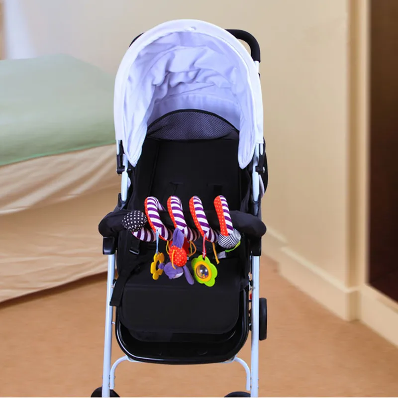 0-2 Years Baby Rattles Newborn Infant Teethers Toy Stroller Crib Bed Around Ring Bell Vocal Toys For Children Kids Birthday Gift | Игрушки и