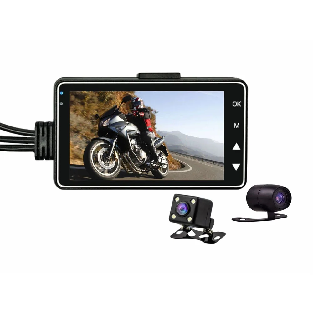 3 &quot1080 P HD мотоциклетная камера DVR мотор видеорегистратор со специальным
