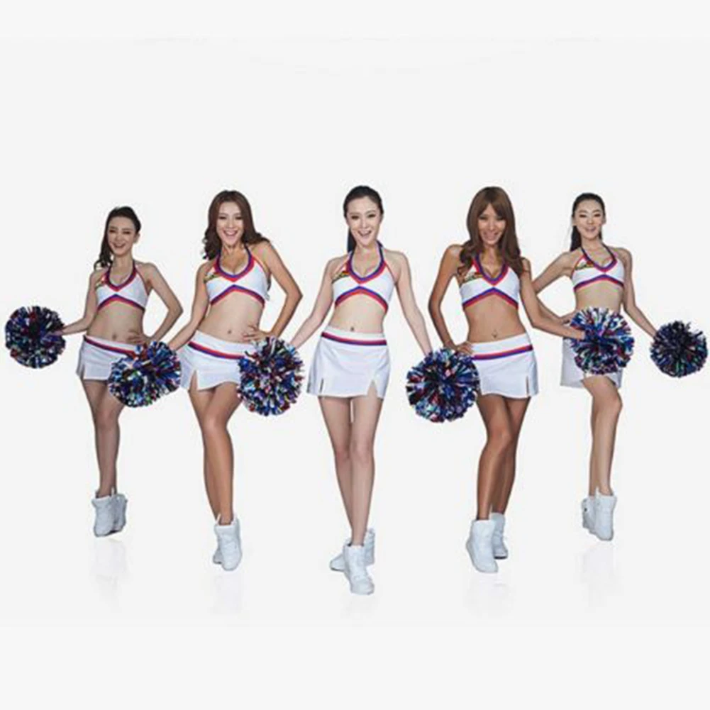 Basketball Cheerleading Handheld Poms Cheerleader Holding Pom Cheer Dance Party Football Club Decoration Supplies #15 |