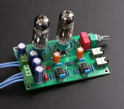 Вакуумный трубчатый предусилитель класса A 6J5 Hi-Fi усилитель для наушников Наборы