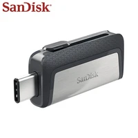 sandisk ultra dual drive otg usb 3 1 and type c flash disk 32gb 64gb 128gb 256gb u disk for external storage