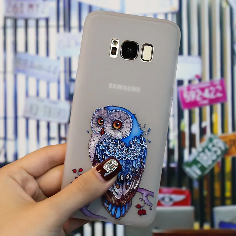 Чехол с 3D тиснением для Samsung S10 Plus S10E силиконовый чехол Galaxy A7 2018 A6 A8 A9 J6 J8 S 10 E