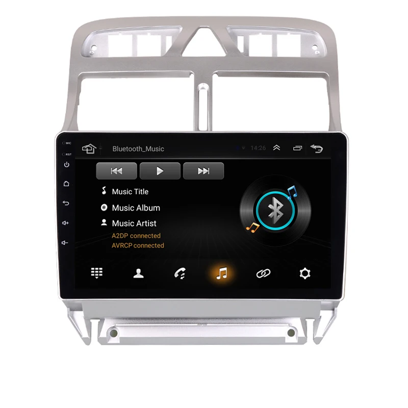 " 2.5D ips Android 8,1 Автомобильный мультимедийный dvd-плеер gps для peugeot 307 2006-2010 2011 2013 аудио автомобиля Радио Стерео навигацией, Wi-Fi