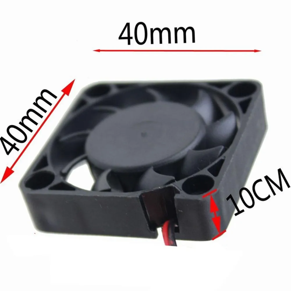 

4010 Brushless DC Cooling Fan 12V 40x40x10mm Speed 3000 RPM Case Fan 2-Pin For Computer Case 3D Printer Humidifier Replacement