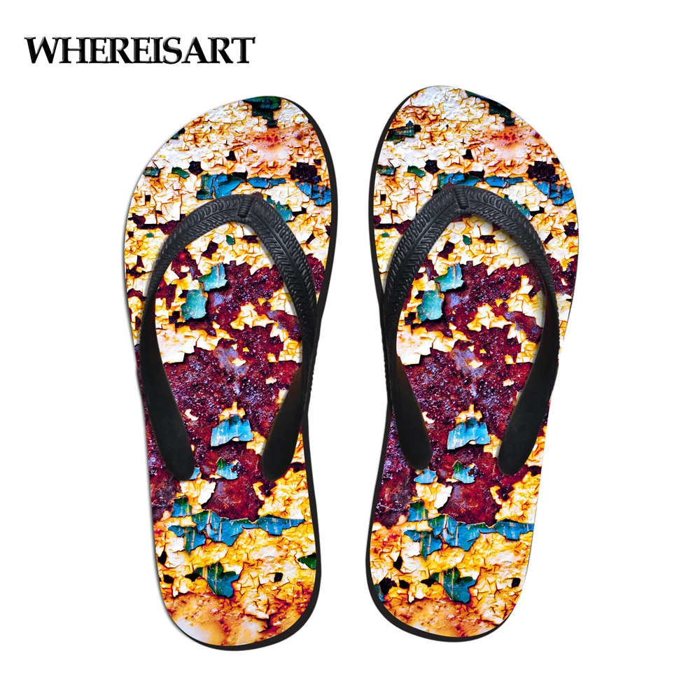 WHEREISART/фирменный дизайн в стиле ретро женские мягкие резиновые домашние