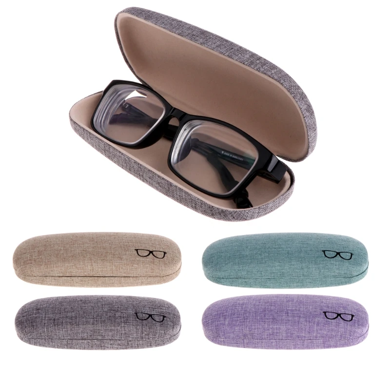 Модные новые мужские и женские портативные солнцезащитные очки жесткий футляр