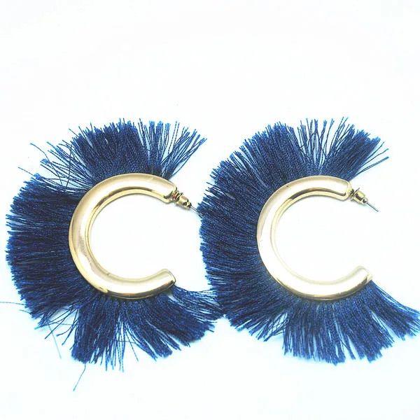 Очаровательные женские ювелирные изделия уха Новое кисточки в этническом стиле