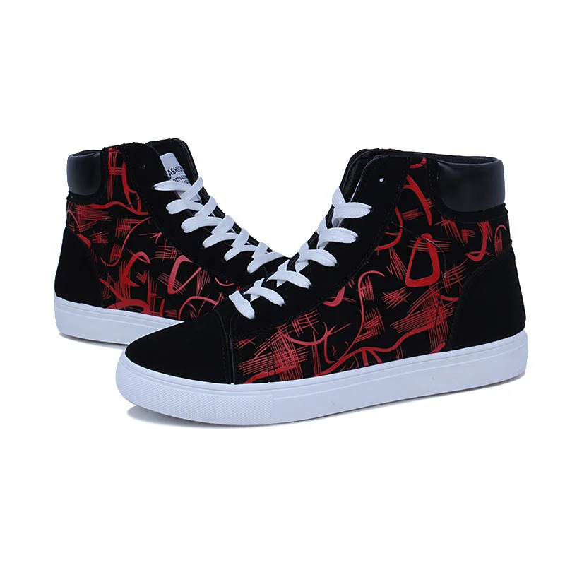 Men's Fashion Casual Shoes High-top Sneakers 2019 Spring New High Quality Non-slip Zapatillas | Обувь