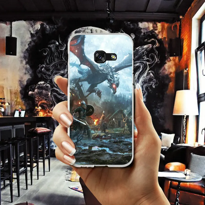 Игры Дракон рыцарь иллюстрацией для Samsung Galaxy A3 A5 A7 J1 J2 J3 J4 J5 J6 J7 2016 2017 2018 мягкий из