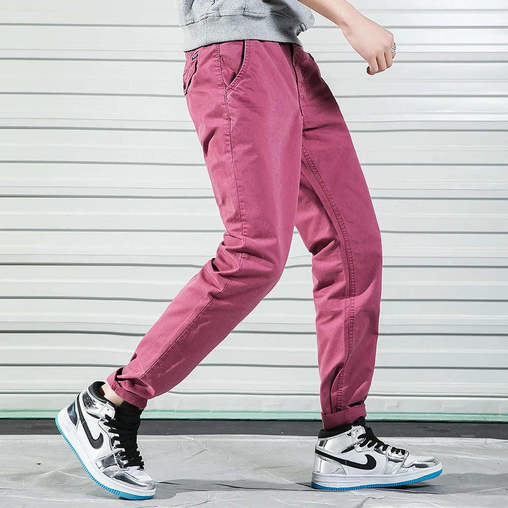 Люкер CMS летние мужские повседневные штаны для мужчин Slim fit прямые хлопковые