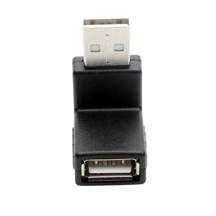 USB папа к женскому под прямым углом 90 градусов вниз согнуть разъем Расширенная