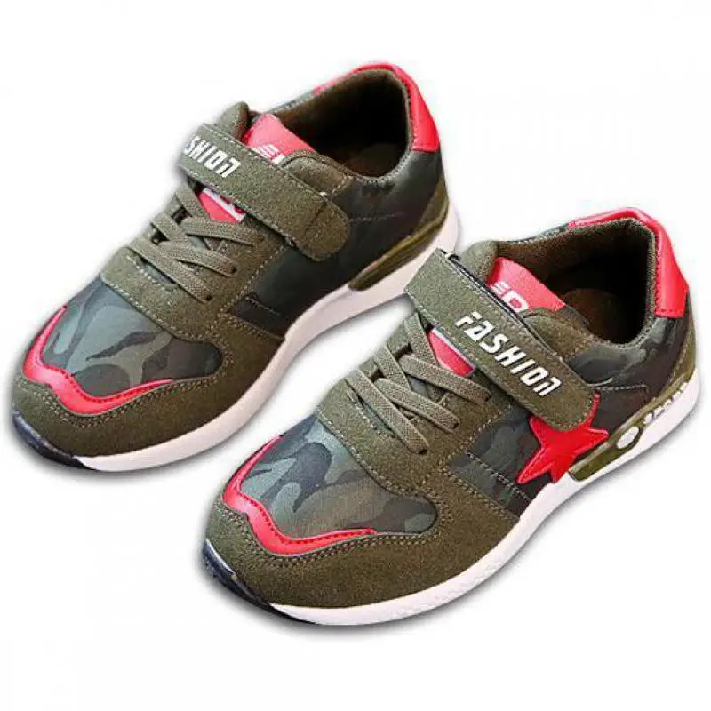 Новые Детские Обувь для мальчиков девочек искусственная кожа дышащий Спортивная