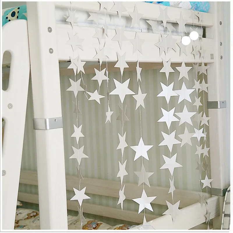 

Wall Hangings Props Decoration Creative Star Card Paper Wedding Party Decoration Garland Handmade Children Room 415cm