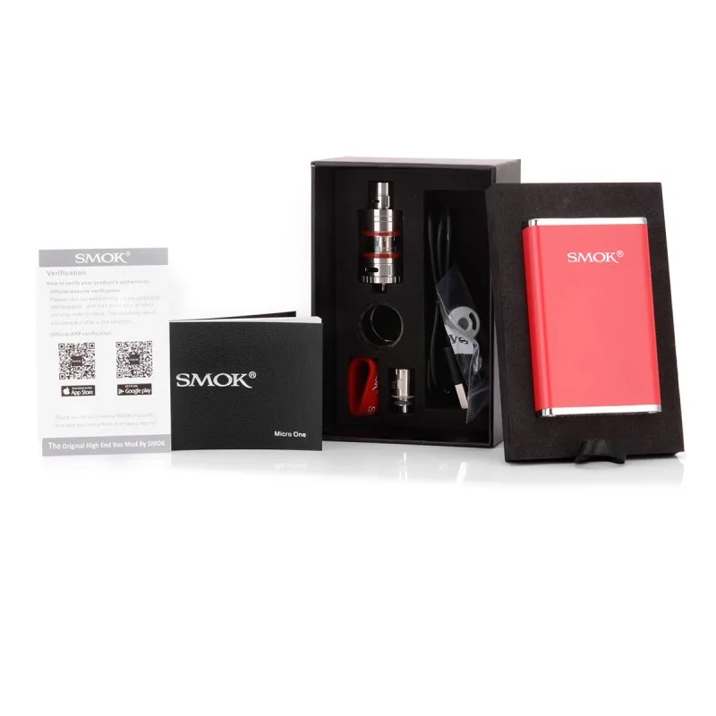 100% Оригинальный SMOK Micro One Starter Kit TC коробка мод 4000 мАч Vape испаритель электронная