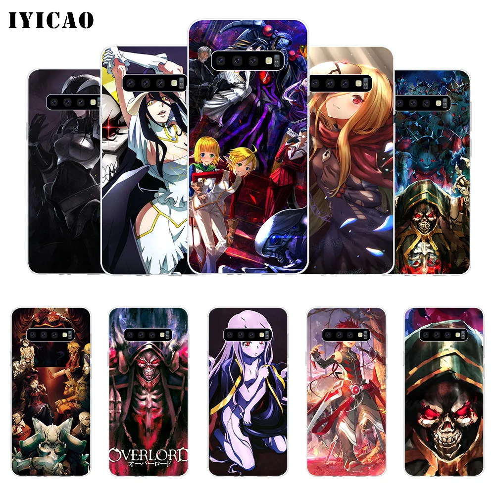 IYICAO Overlord Мягкий силиконовый чехол для телефона Samsung Galaxy S10e S10 S9 S8 Plus S7 Edge TPU
