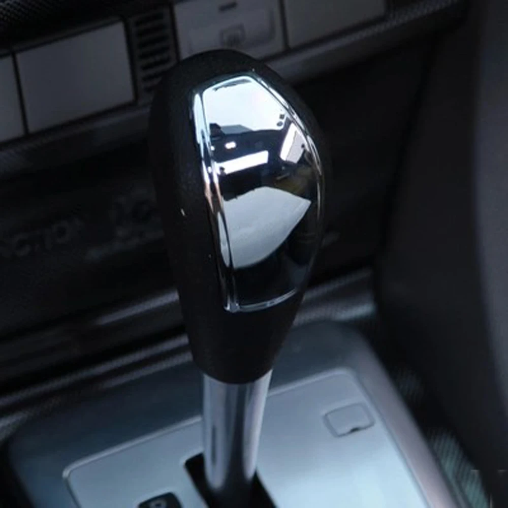 Новинка! Для Ford Focus 2 MK2 2005- Fiesta 2008-2012 ABS хромированная головка переключения передач декоративная наклейка ручка переключения передач крышка