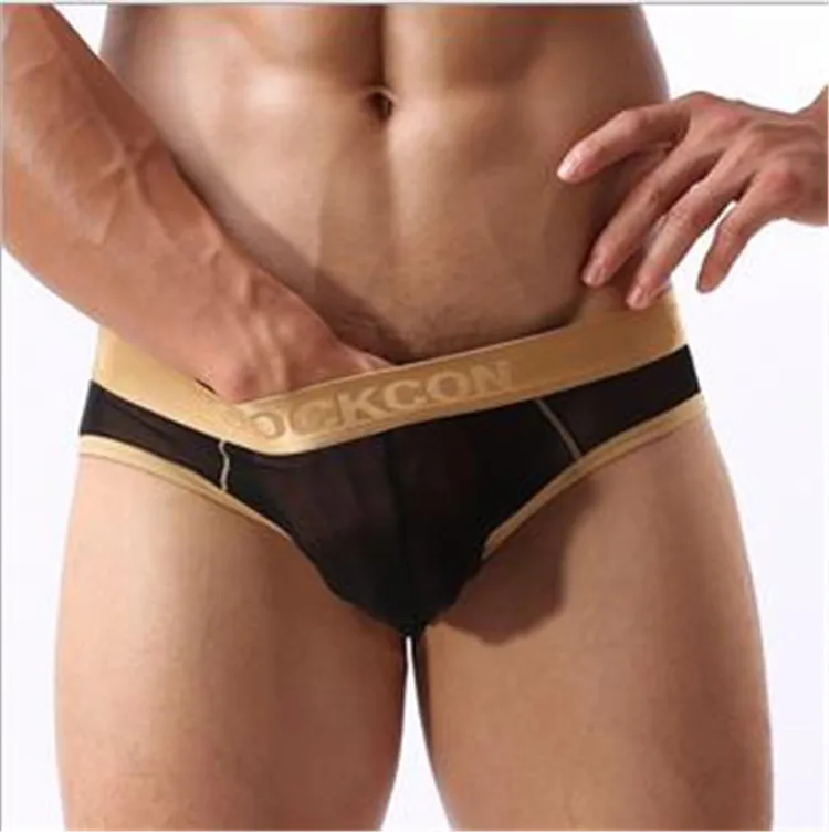 Бренд cockcon Мужской трусы Для мужчин эротические сексуальные Сетчатое нижнее