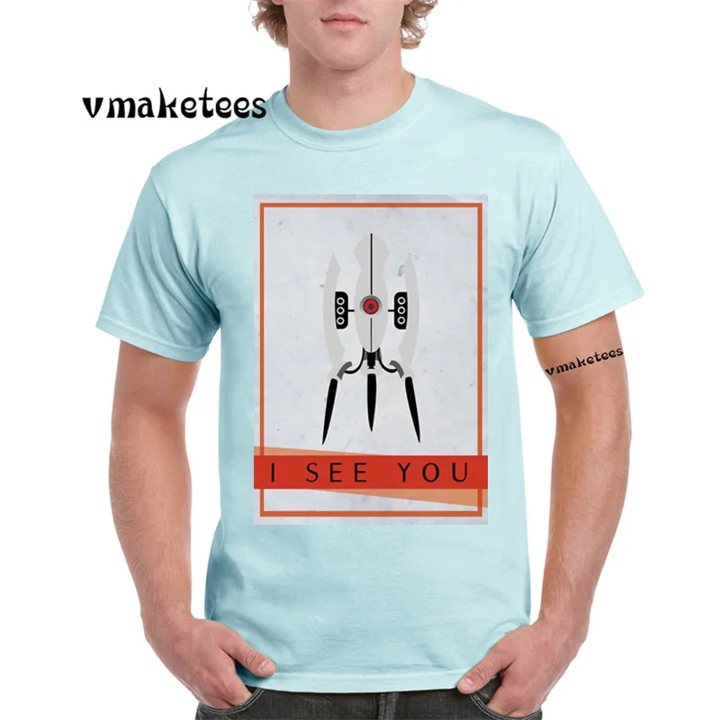 PORTAL Game Fashion T-shirt O-Neck Short Sleeve Summer Casual Unisex Funny Tshirt GMT4307 | Мужская одежда