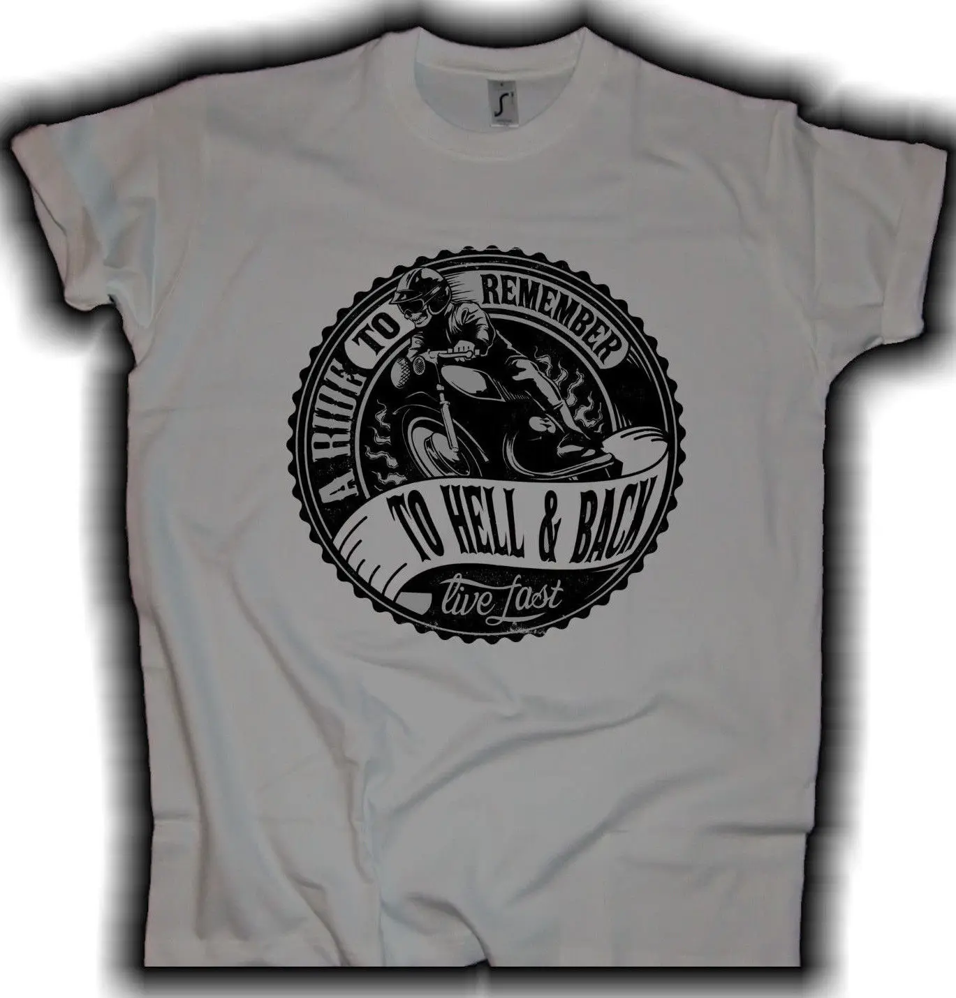 

T Shirt Biker T-Shirt Remember Old School Rockabilly Rock N Roll Chopper Motorrad Graut Shirt Design