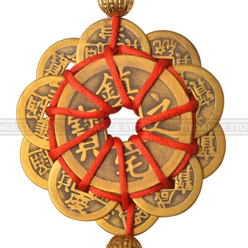 Китайские талисманы металлические поделки фэншуй подвеска на удачу античные