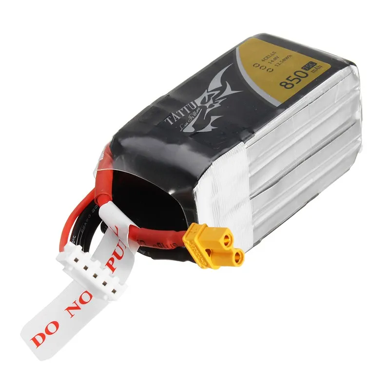 TATTU 14 8 V 850mAh 75C 12 58 WH 4S XT30U F разъем Lipo батарея для RC FPV Quad запасные части батареи