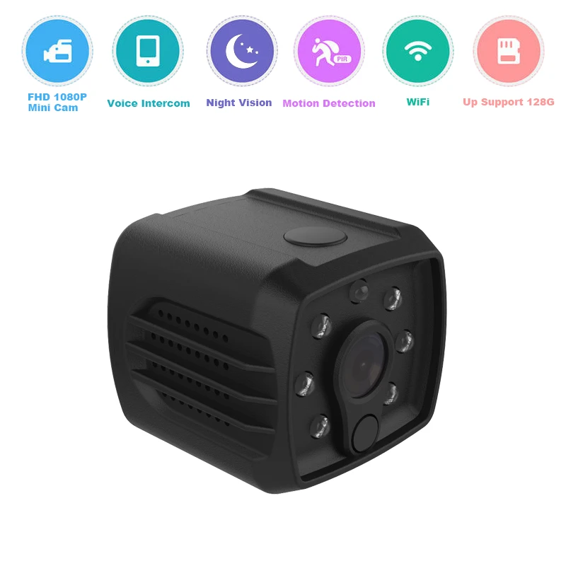 FHD 1080P мини камера ip wifi Мини Беспроводная ночного видения маленькая микро