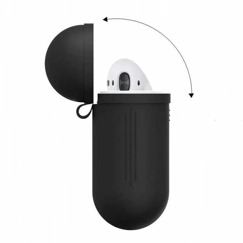 1 шт. Мягкий силиконовый чехол для Airpods защитный рукав ультра тонкий