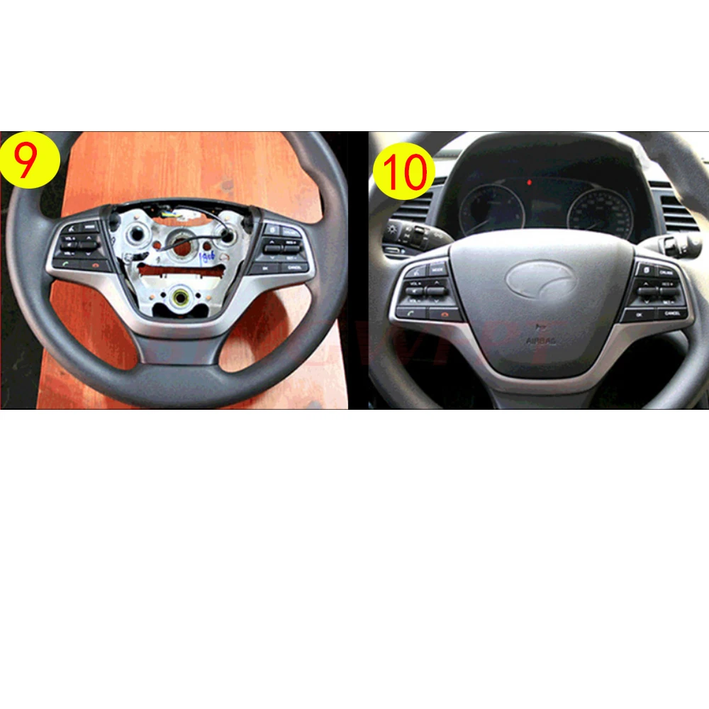 Автомобиль круиз контроль руль кнопки переключатель черный для hyundai Elantra AD Solaris 1.6L