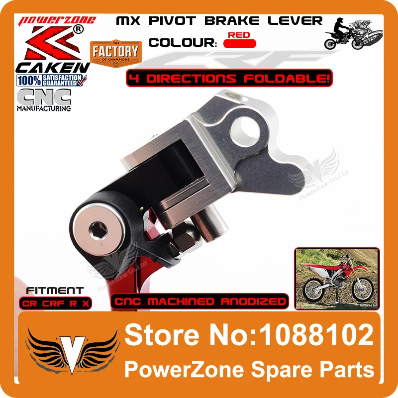 MX Povit рычаг тормоза 4 направления складной Fit CR80 85 CRF125F 150R CR125 250 CRF230 CRF250R 250X CRF450R 450X