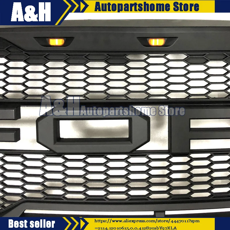 Черная решетка для Ford F 150 2015 2016 2017 Raptor Conversion Ford|Гоночные решетки| |