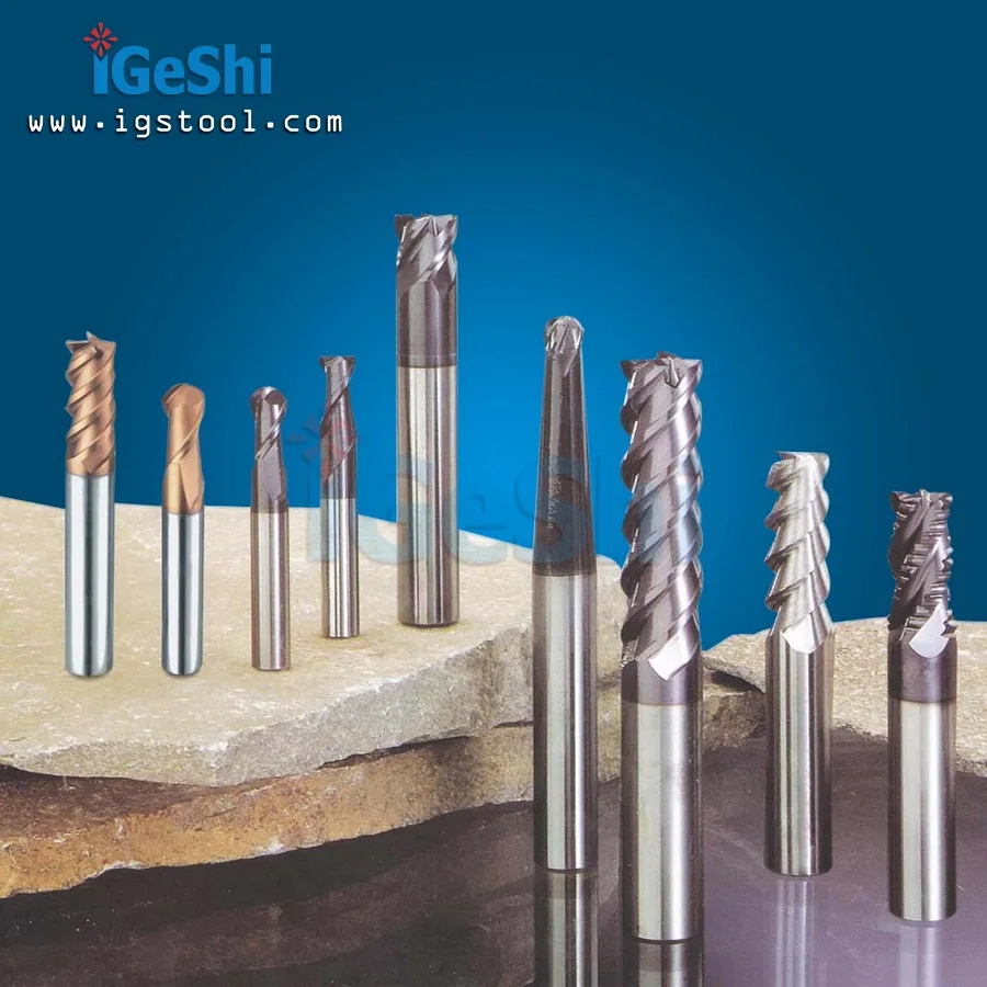 

4 flute 6mm carbide end mill 6*6*15*50 HRC45 solid carbide square endmills milling cutter