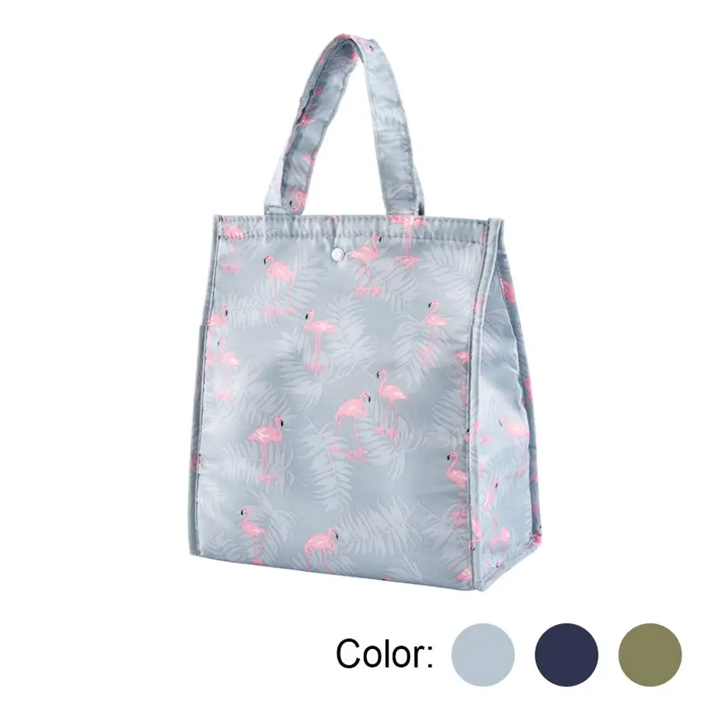 New Baby Food Milk Bottle Storage Insulation Bags Waterproof Oxford Flamingo Bag Lunch Bag Infant Kids Food Warmer Thermal Bag