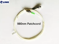 10pcs 980nm fcapc fcupc fiber optic patchcord 0 5m 1m 2m 3mtr 0 9mm loose tube ftth jumper free shipping optical fibre hi980nm