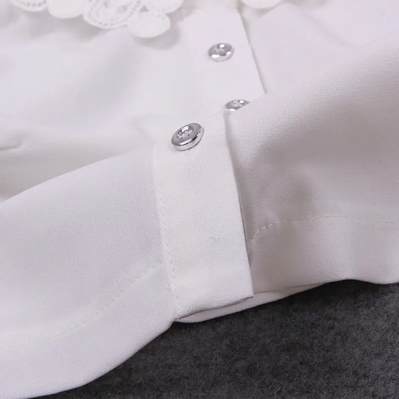 Ложный воротник женская белая вышивка &quotснег&quot сплошной съемный отворот блузка