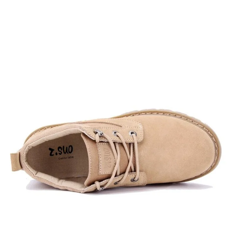 Новинка мужские ботинки замшевая обувь Мужские Модные дышащие рабочие Zapatos