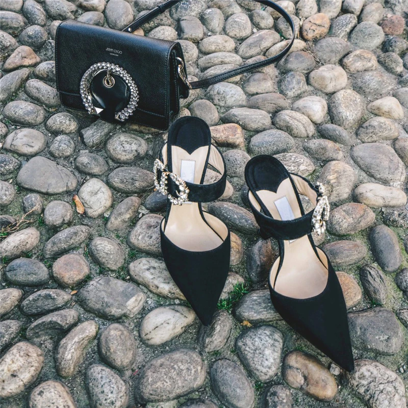 Женские летние замшевые туфли на очень высоком каблуке шпильке с пряжкой и