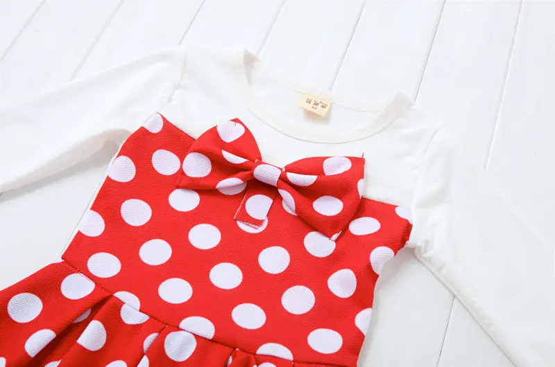 BibiCola/платье для маленьких девочек платье принцессы в горошек европейском стиле