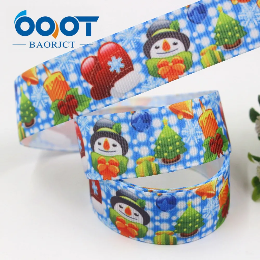 I 19713 2 7/8 'དྷ мм 10 ярдов рождественские ленты термопечать grosgrain украшения для