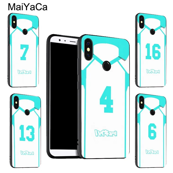MaiYaCa HAIKYUU! JERSEY JOHSAI для POCO X3 F2 Pro F1 чехол Red mi Note 9 8 T 7 9S 9C Mi 10 Lite A3 9T|Бамперы| |