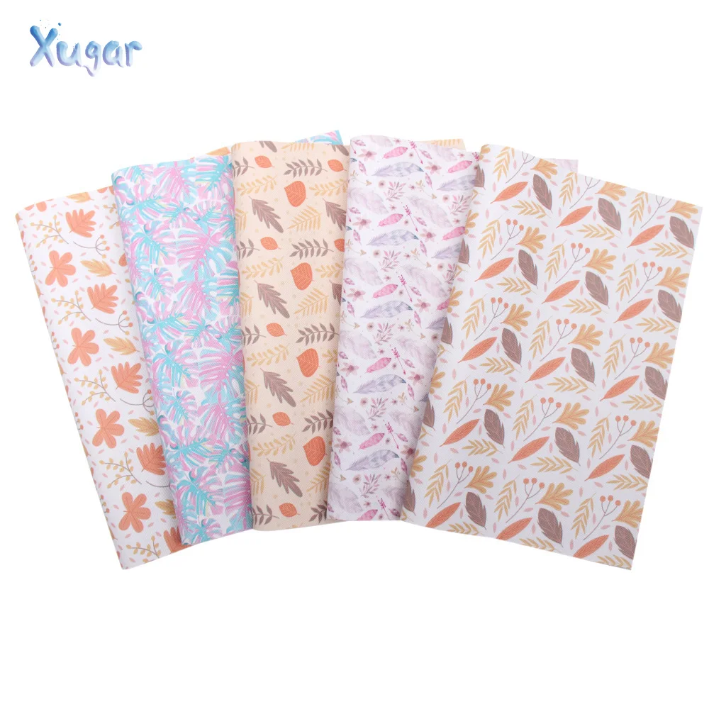 Xugar Аксессуары 22*30 см цветок лист искусственная Синтетическая кожа лист, DIY одежды нотлук сумки банты для волос украшения ремесла материал