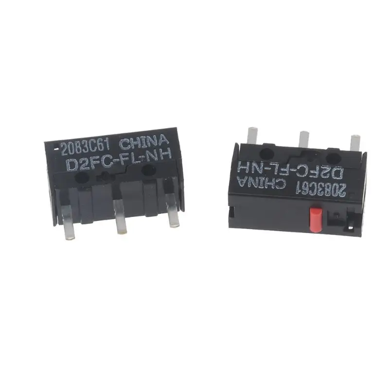 2 шт. оригинальный OMRON D2FC FL NH красная точка классическая мышь микро переключатель