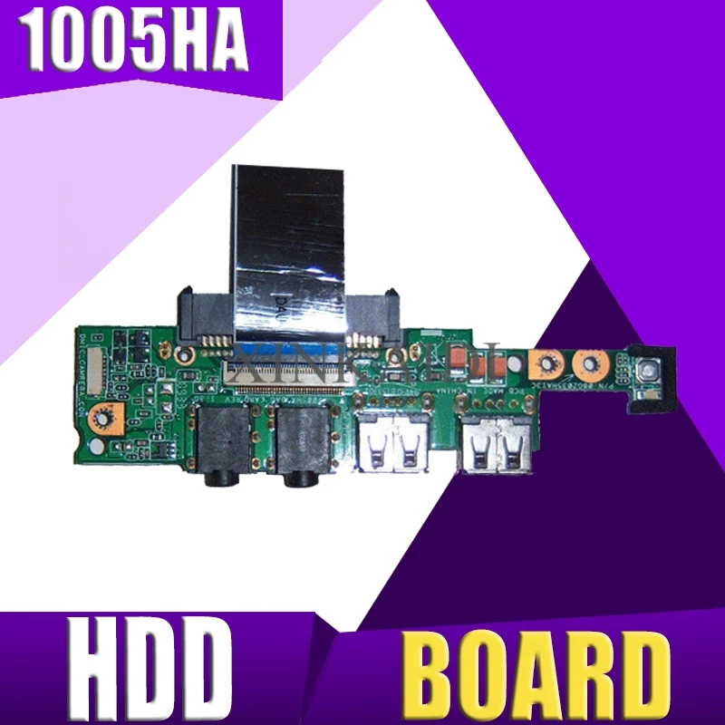 Оригинал для ASUS 1005HA 1001HA аудио Жесткий HDD USB LAN плата 1005HA_DAU_CARD REV 1 3G Бесплатная