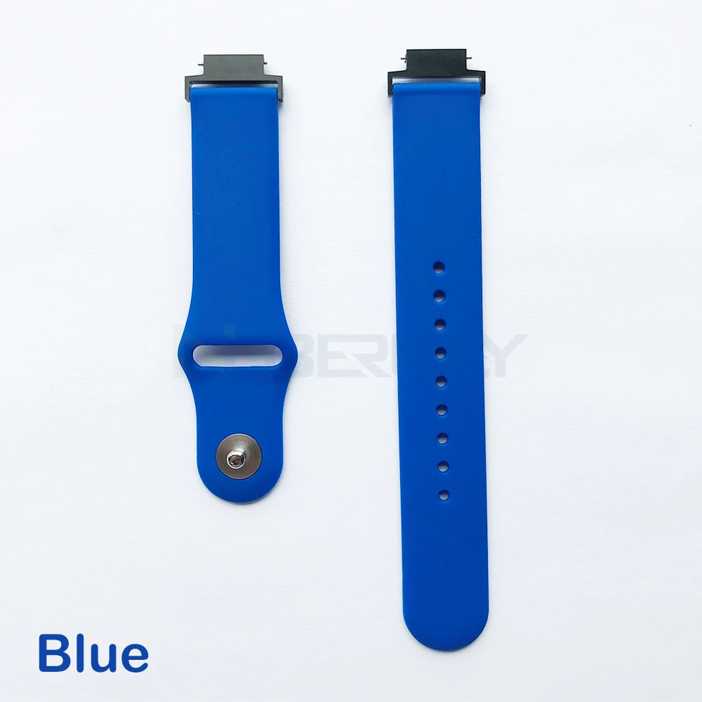 Синий Силиконовый ремешок для Xiaomi Huami Amazfit Verge, ремешок для часов, мягкий силиконовый ремешок для часов, сменный ремешок, браслет, ремни, спортивный ремень - Цвет: Синий